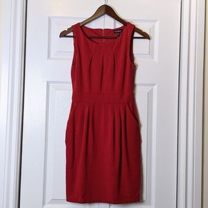 Red Formal Day Mini Dress